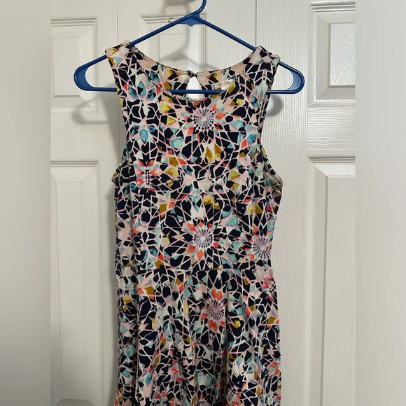 Xhilaration Geometric Pattern Sleeveless Dress Size Large - Picture 2 of 4